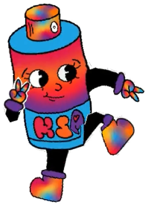 KSA mascot kicking