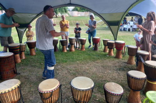 Join a drumming workshop at Arts in the Park